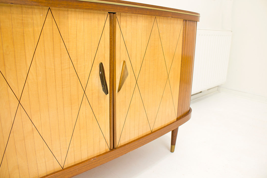 50s vintage drankkabinet cocktailbar barkastje