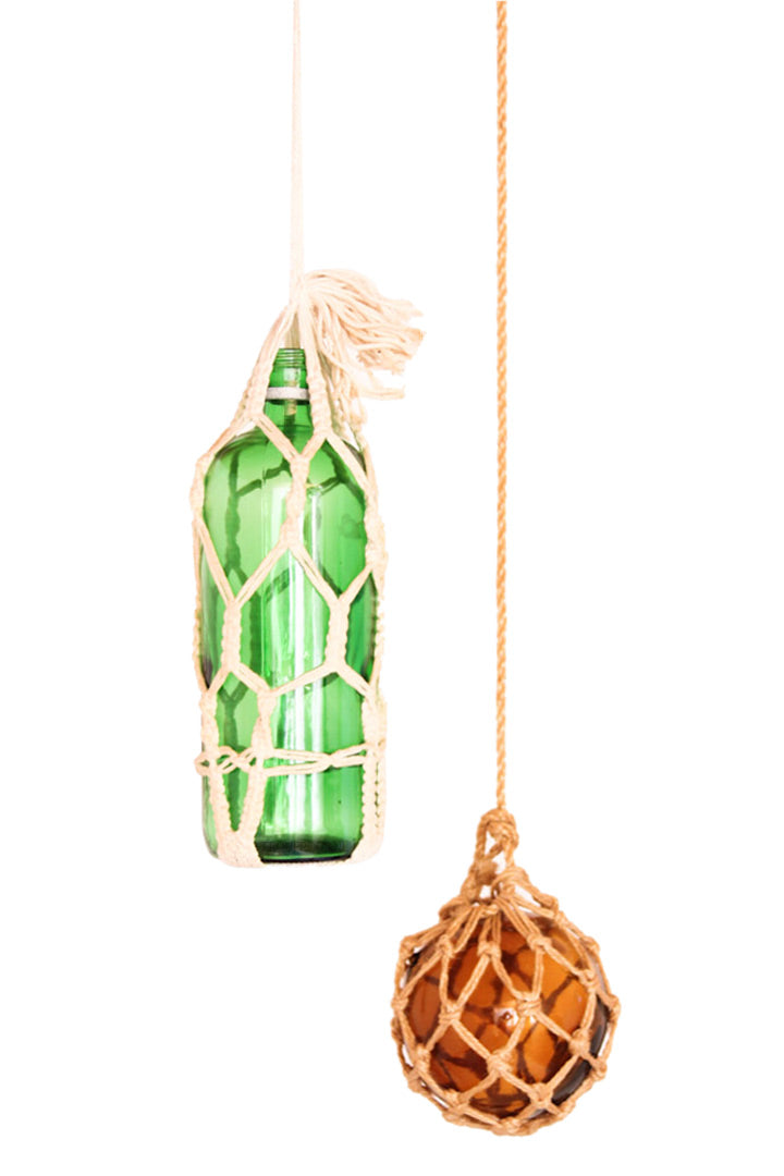 Macrame bol & fles