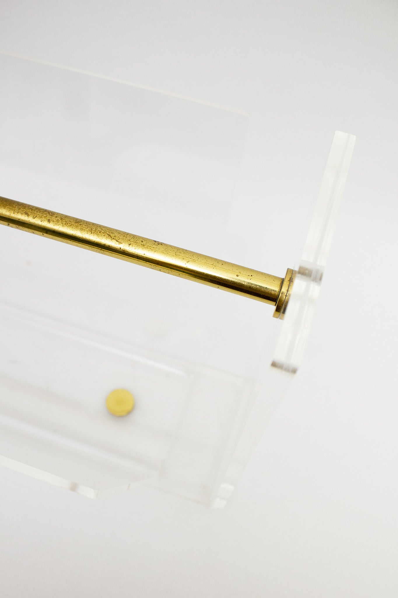 70’s plexiglas lectuurbak David Lange