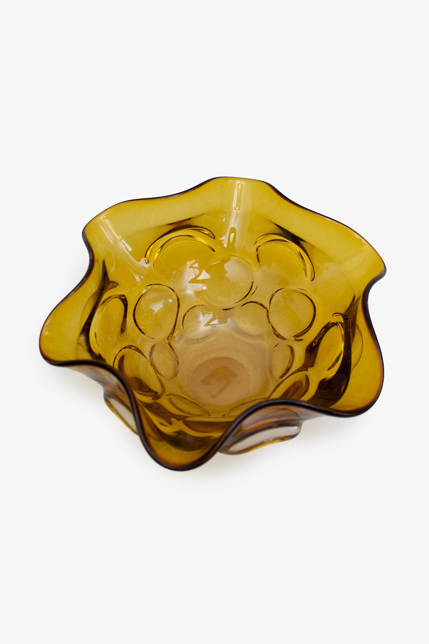 Glazen servet schaal in de stijl van Jan Beránek