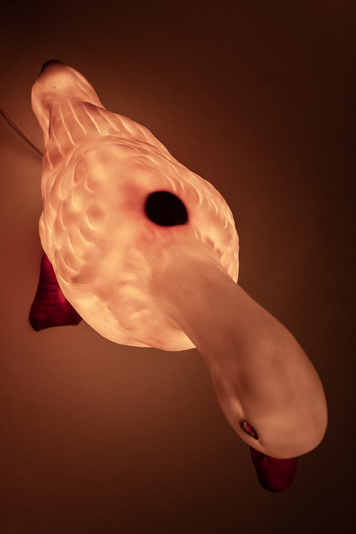 Heico gans lamp van kunststof vintage