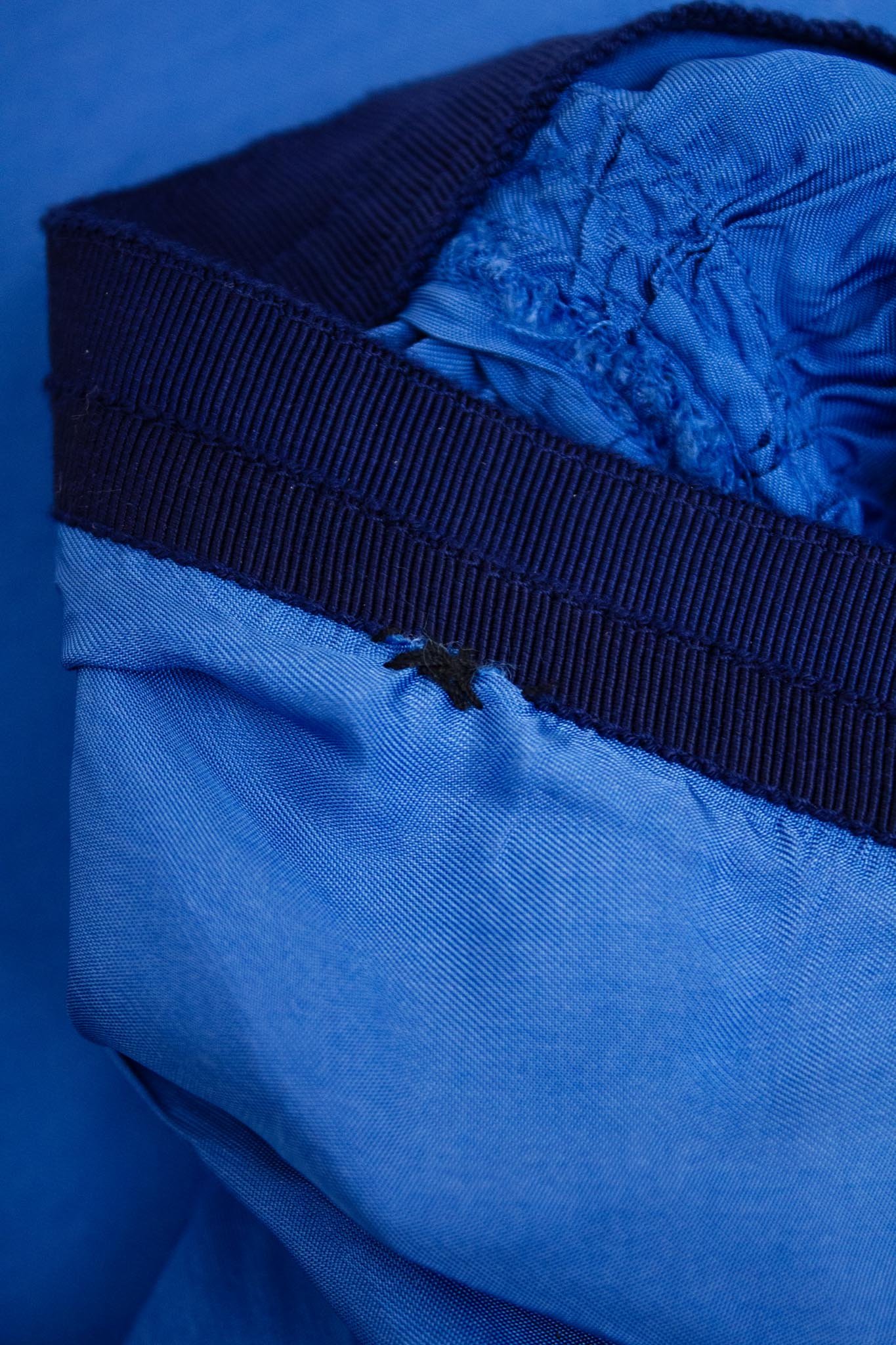 Blauwe Dries van Noten overslagrok met band