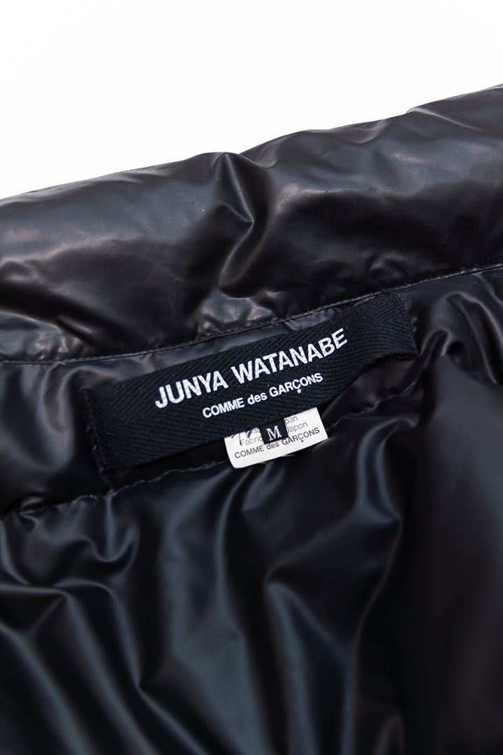 Junya Watanabe x Comme des Garçons zwarte puffer jas