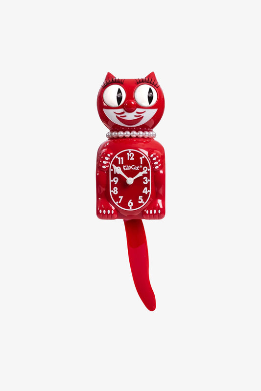Lady Kit-Cat Klok Classic Red