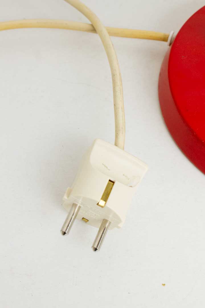Louis Kalff Narva rode bureaulamp