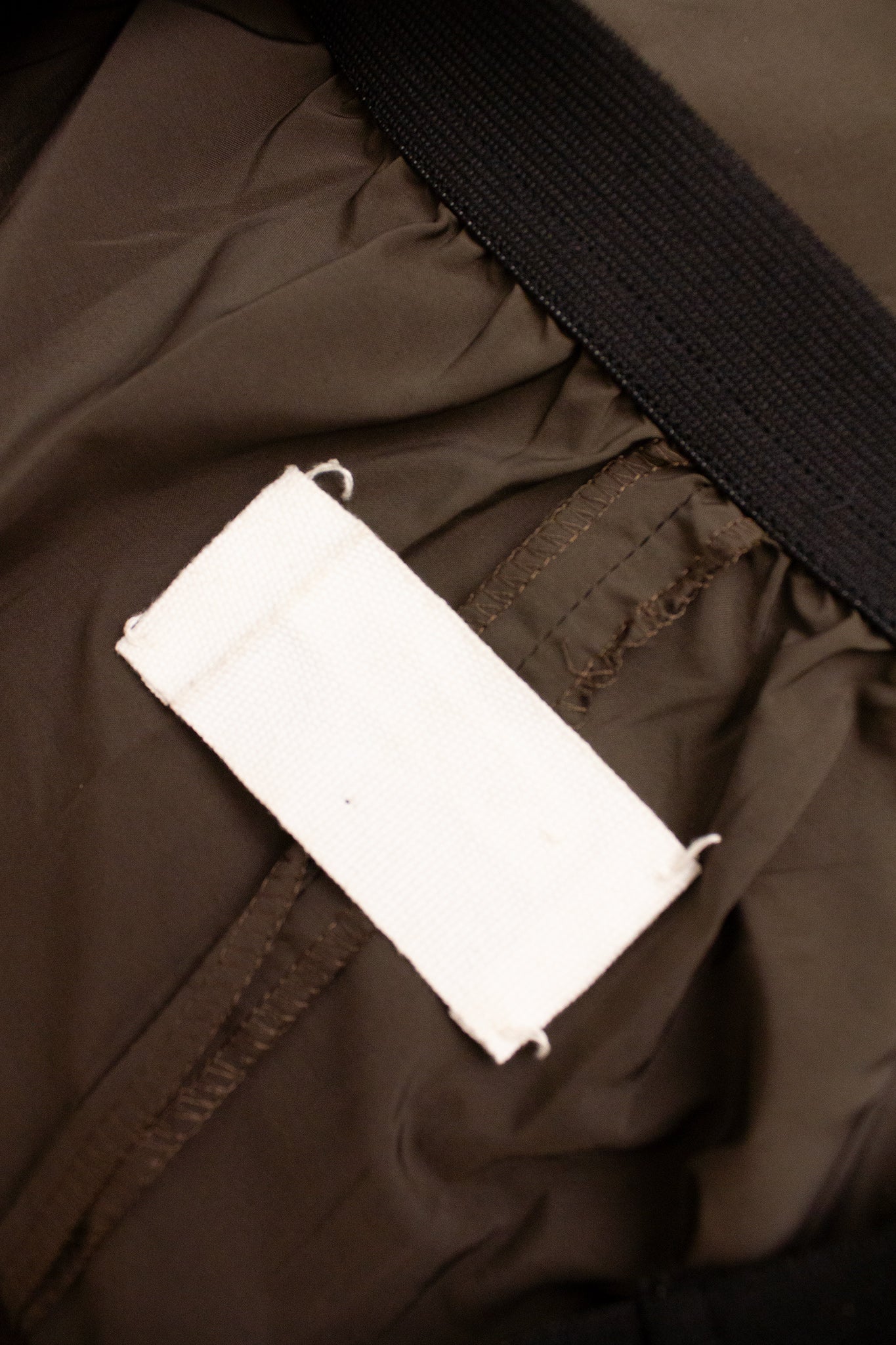 Margiela 90’s white label legergroen/bruin rok