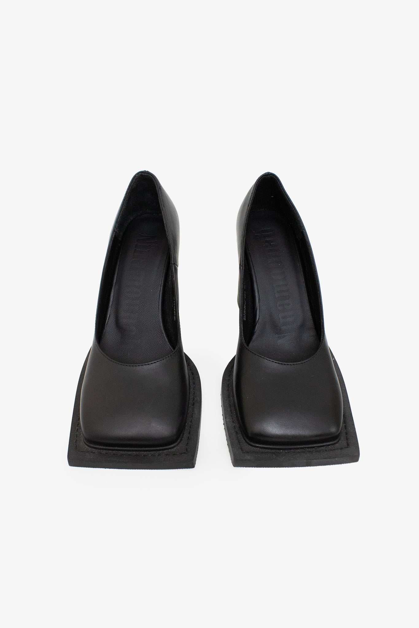 Zwarte leren Ninamounah Howl pumps maat 36
