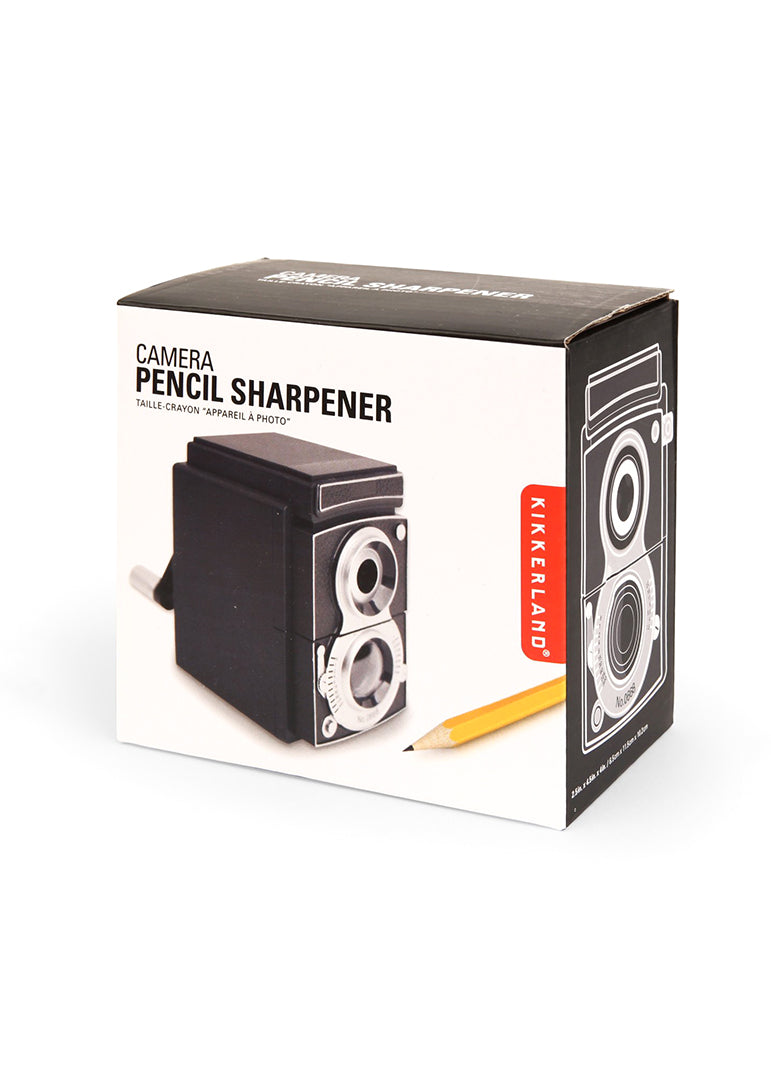 Puntenslijper Kikkerland vintage camera