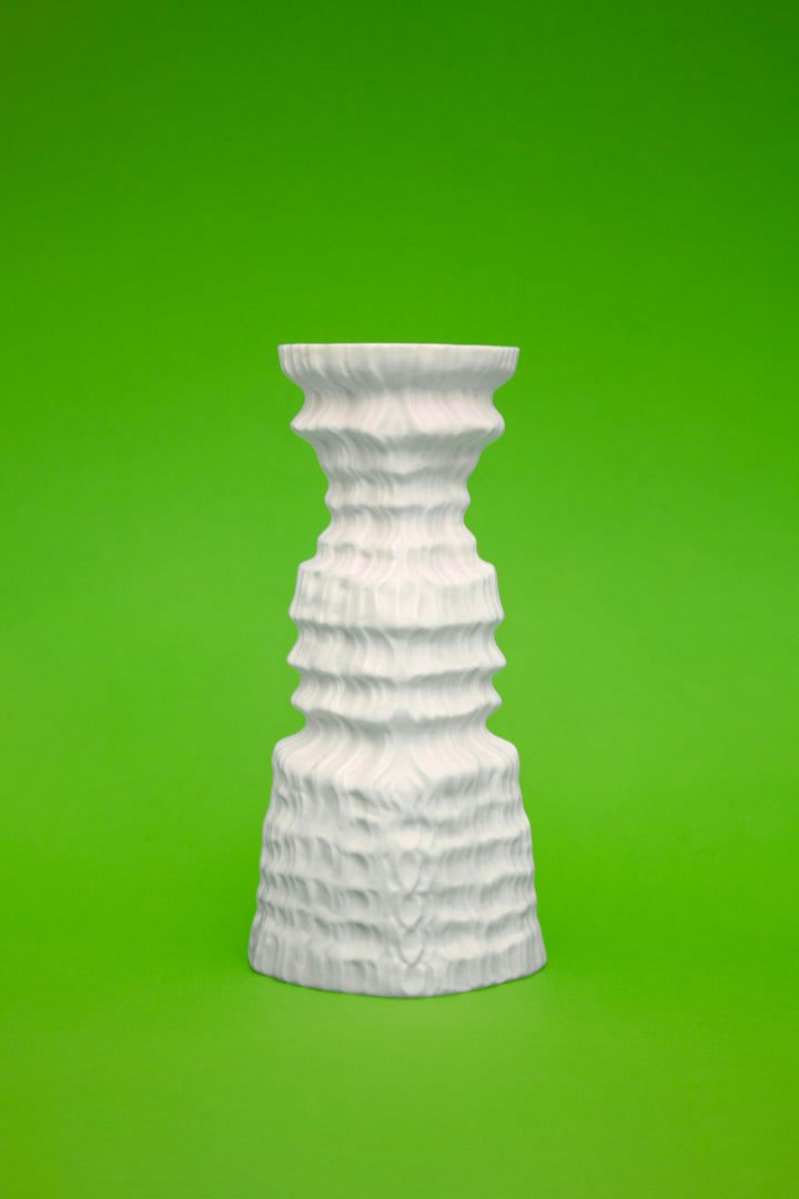Witte 70's Rosenthal kandelaar door Martin Freyer