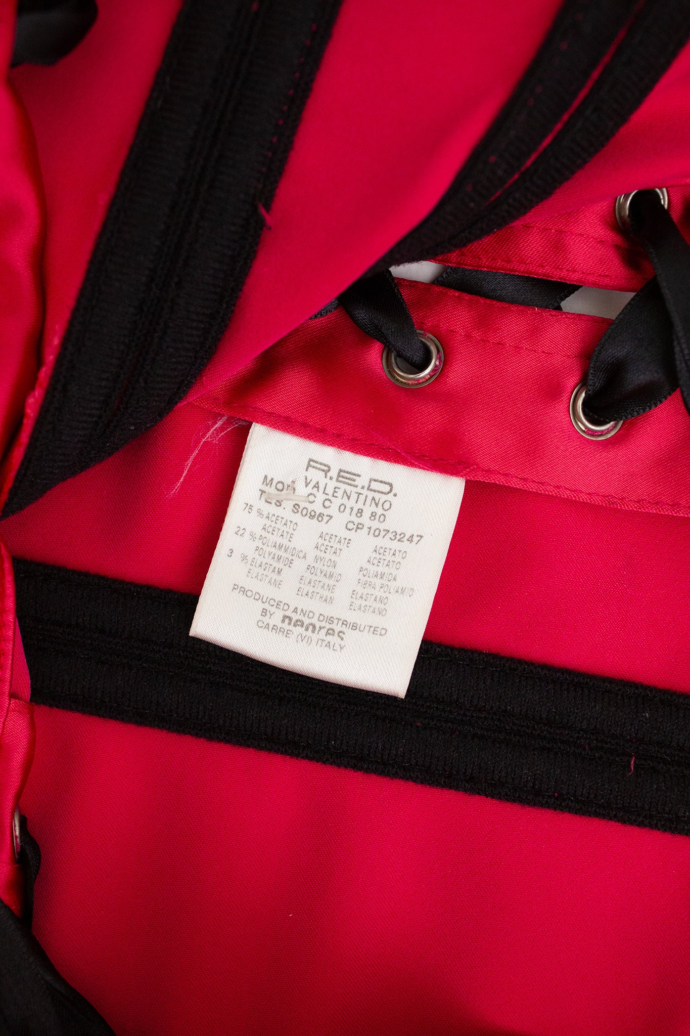 Roze satijnen Valentino R.E.D. corset