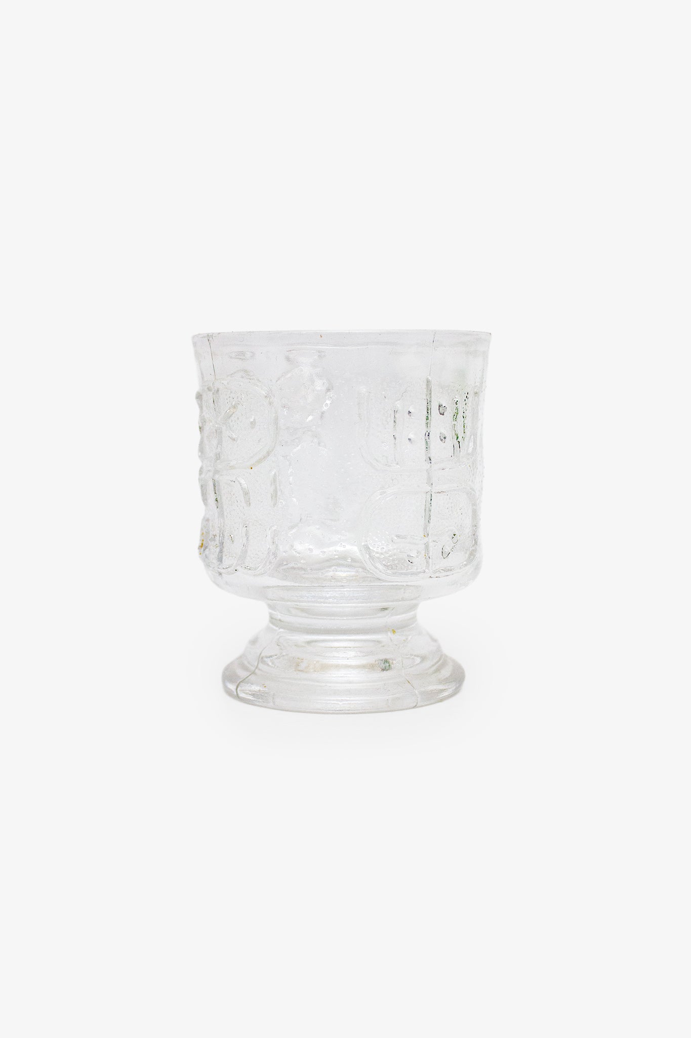 Set van 4 vintage kristallen brutalistische glazen Spiegelau