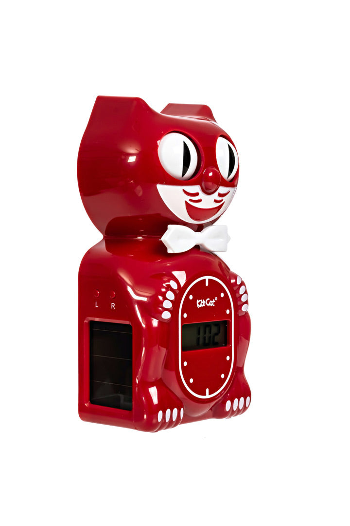 Solar Kit-Cat digitale alarmklok Space Cherry