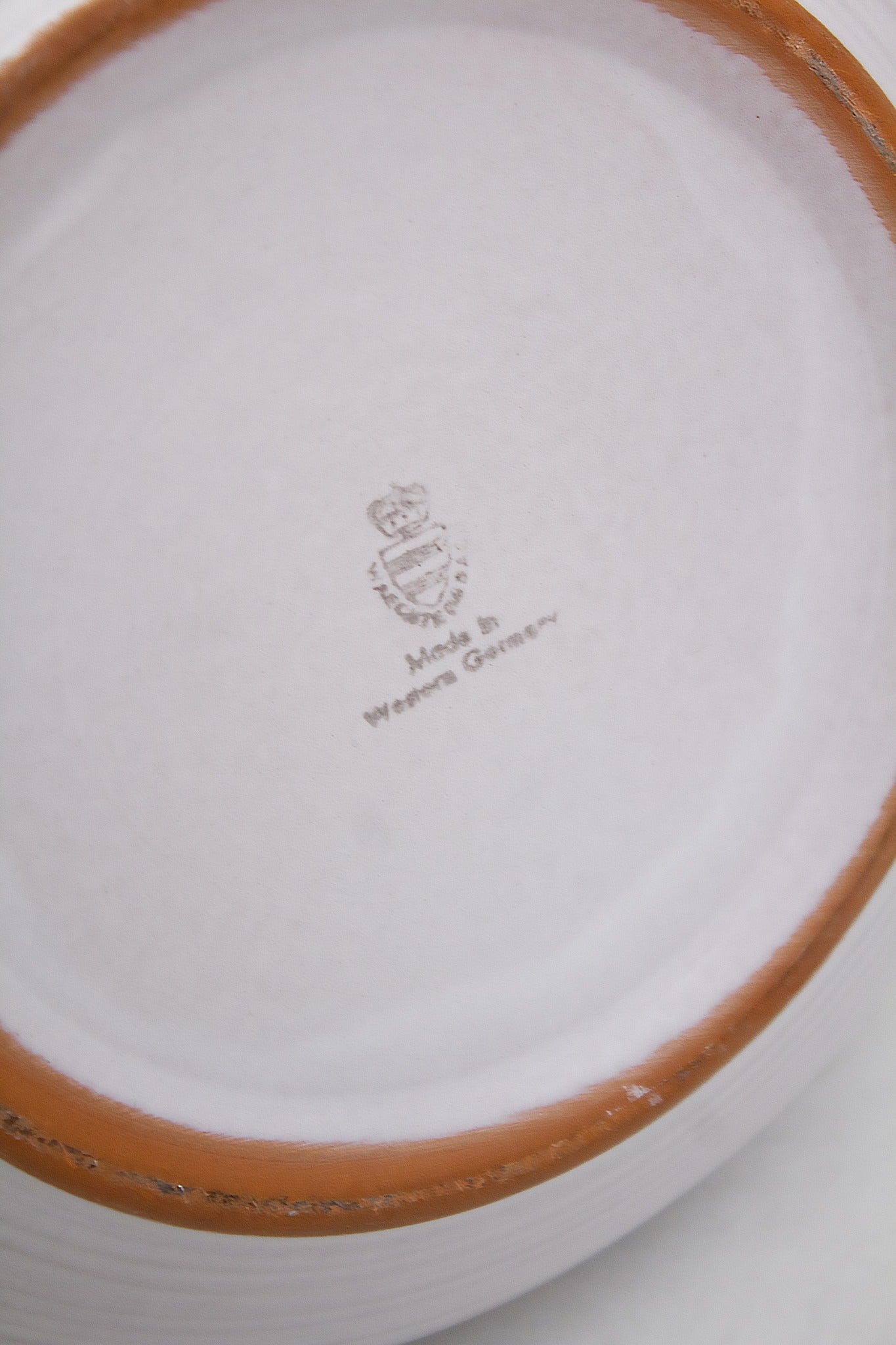 Vintage Waechtersbach punchbowl/ soepterrine met 6 mokjes