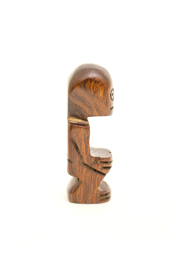 Vintage houten Tiki beeldje