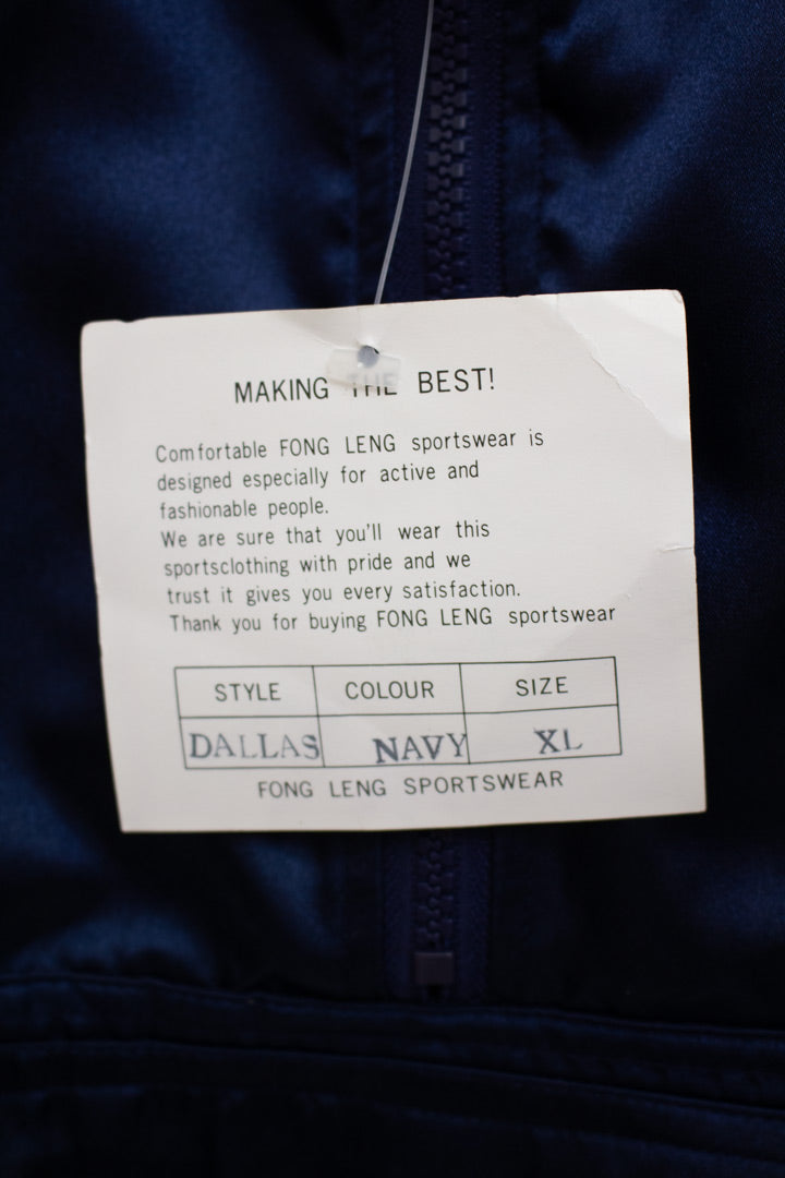 Vintage jaren 80 navy Fong Leng jas
