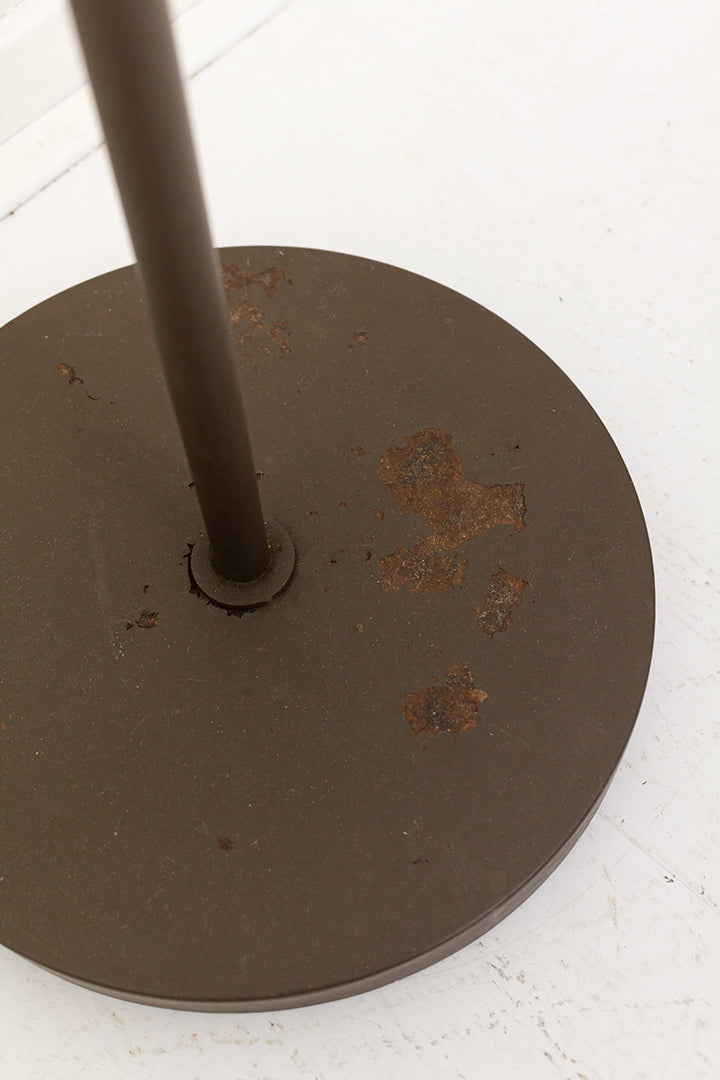 Vintage staande bollamp bruin jaren 70