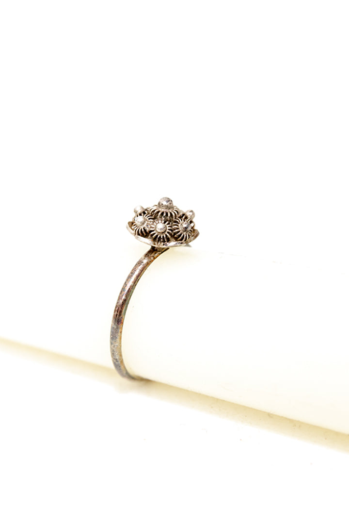 Zilveren ring met Zeeuwse knoop vintage