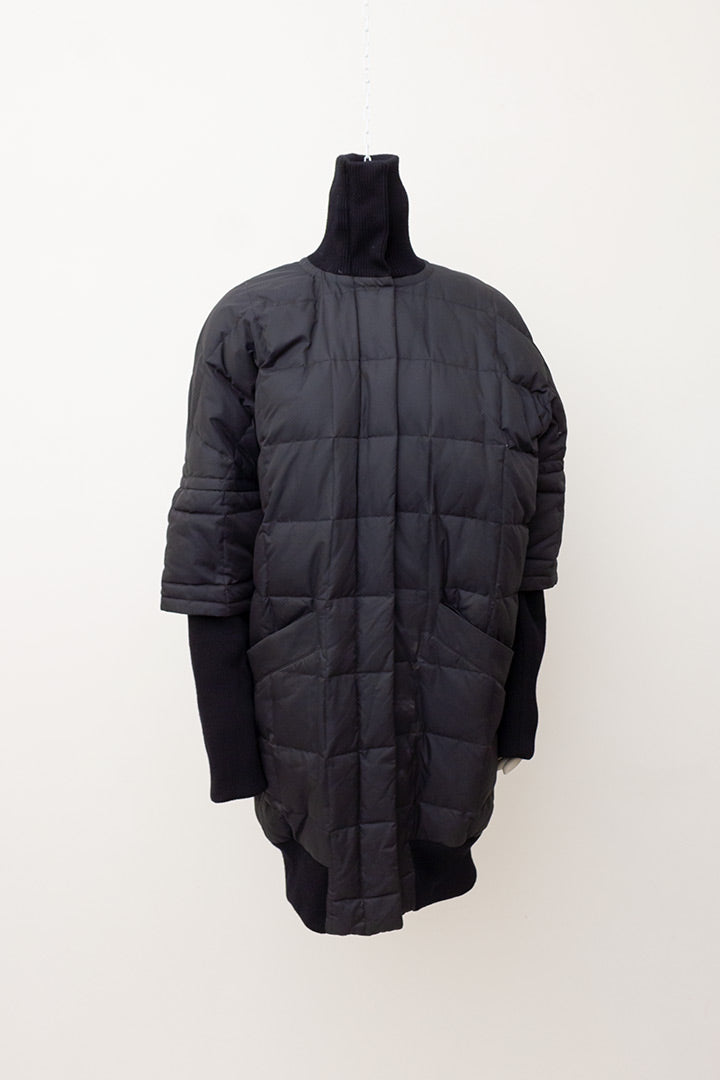 Zwarte puffer jas Malene Birger Silkala