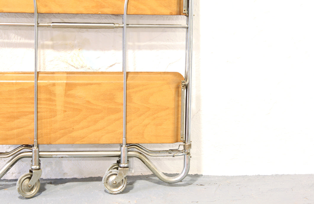 Bremshey Gerlinol Dinett inklapbare trolley mahonie