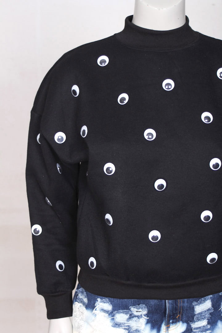 Googly eyes sweater