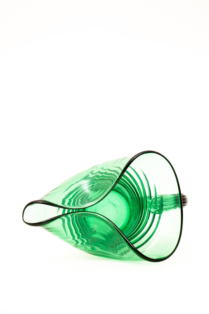 Grote vintage glazen karaf Murano-stijl