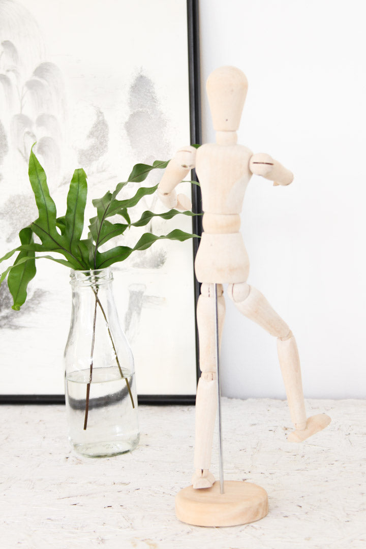 Houten anatomie pop / tekenpop