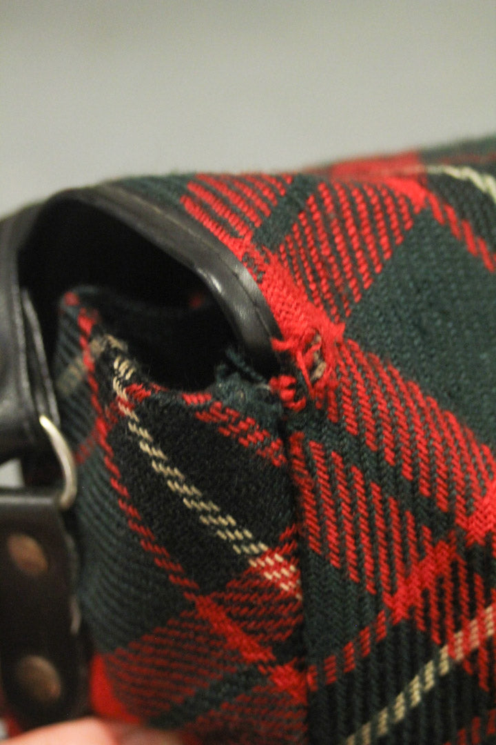 Jaren 60 tartan schoudertas