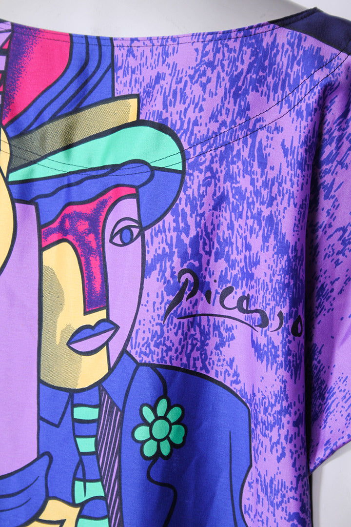 Vintage jaren 90 Picasso jurk / tuniek hiphop