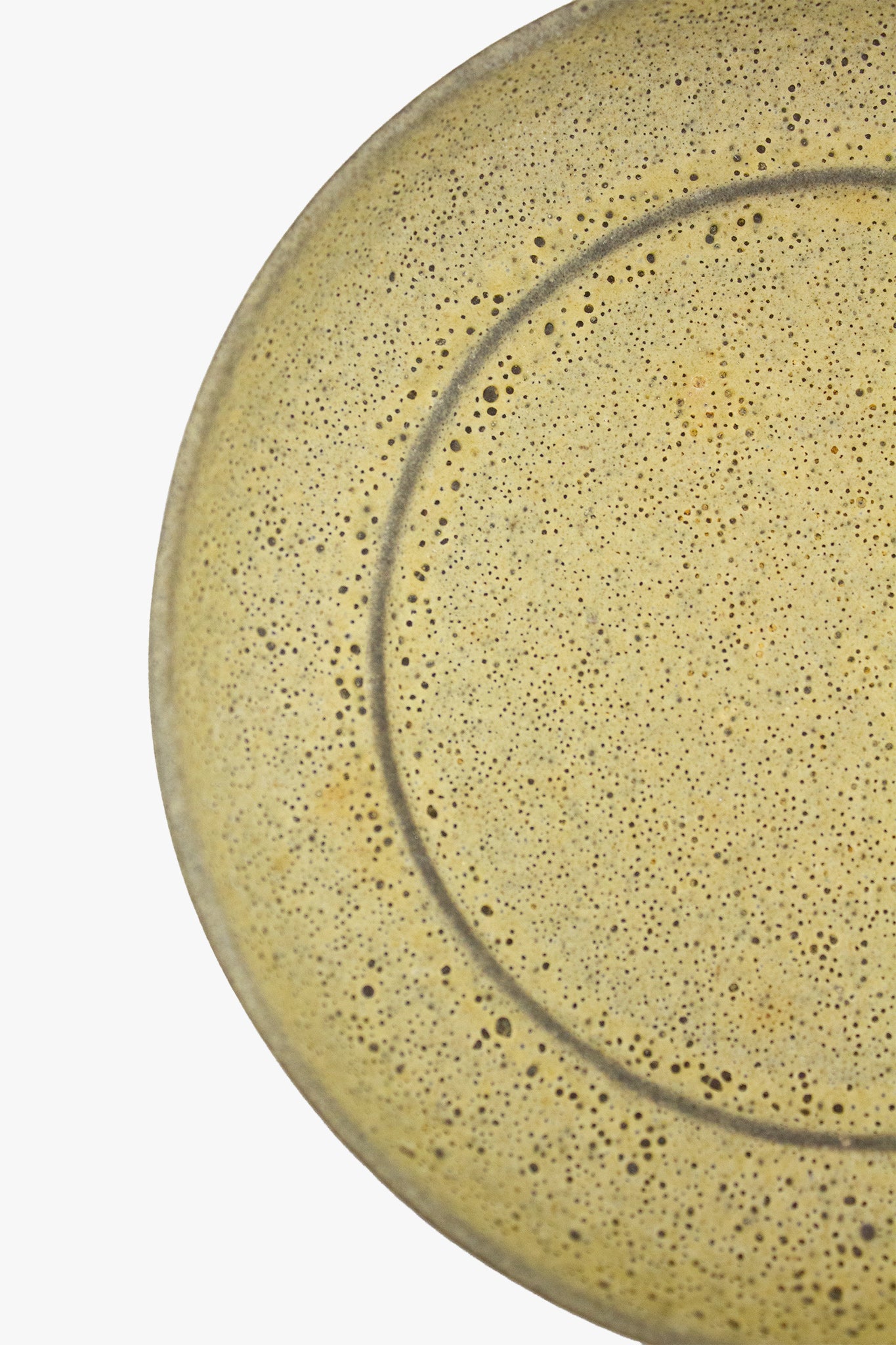 Vintage ruw geglazuurde 12-delige servies set 