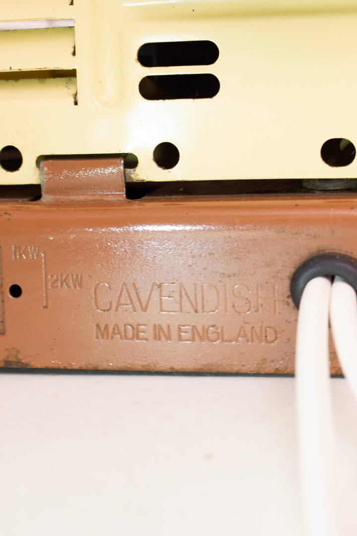 1947 HMV Cavendish heater omgebouwd tot fan + Smart Led