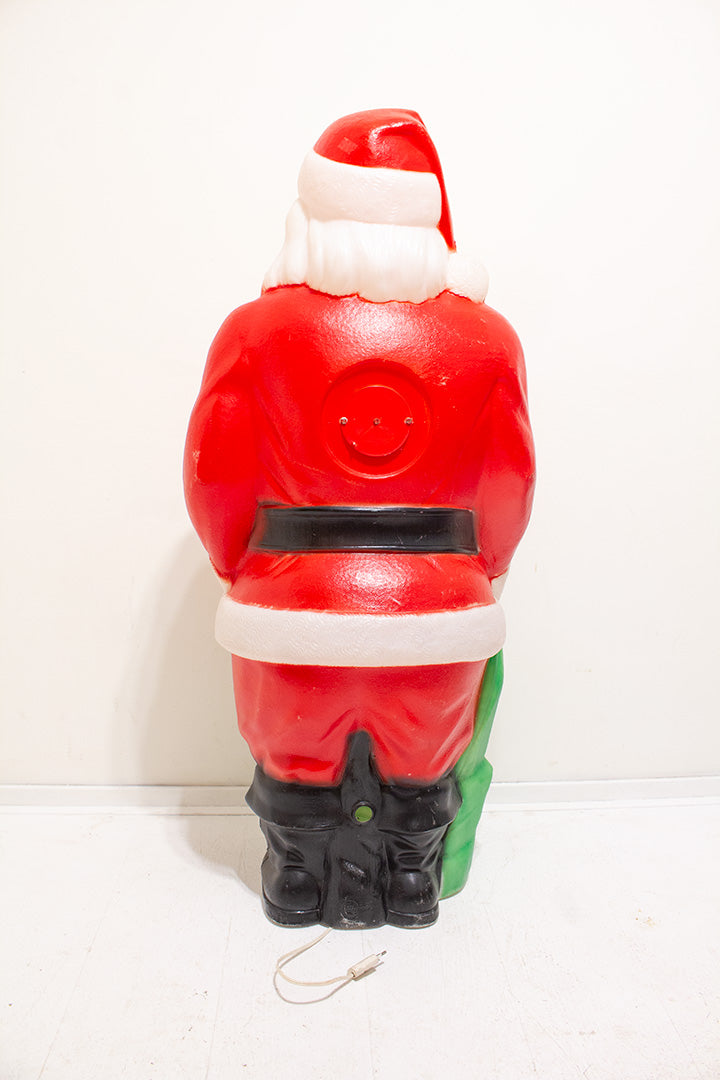 1968 Vintage Grote Kerstman met licht 118 cm