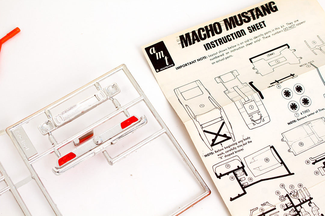 1979 AMT Macho Mustang modelbouw auto 1/25