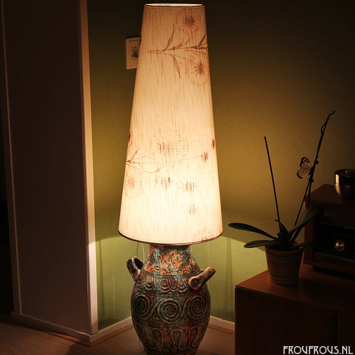 Grote Jasba vaas lamp West Germany