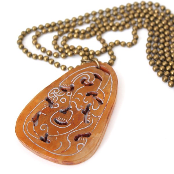 Ketting met Jaspis-hanger