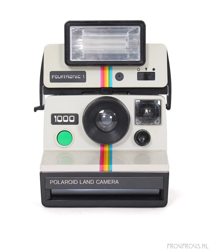 Polaroid 1000 Rainbow groen + Polatronic 1