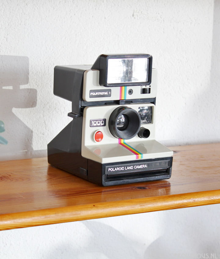 Polaroid 1000 Rainbow groen + Polatronic 1
