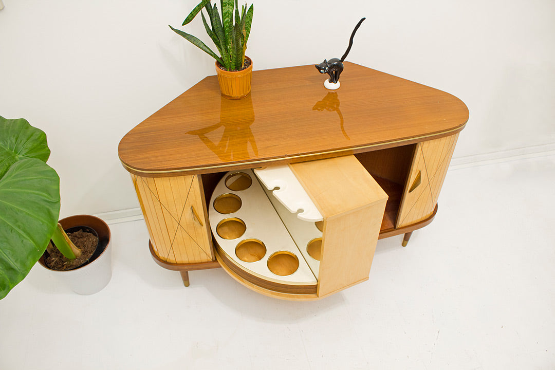 50s vintage drankkabinet cocktailbar barkastje