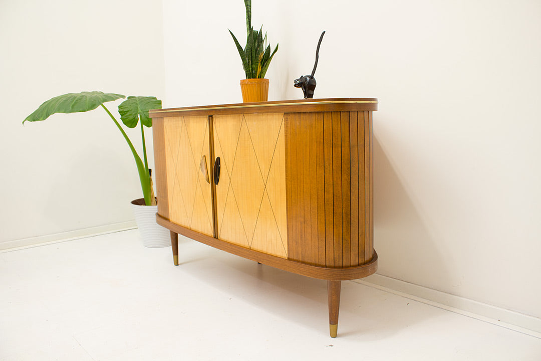 50s vintage drankkabinet cocktailbar barkastje