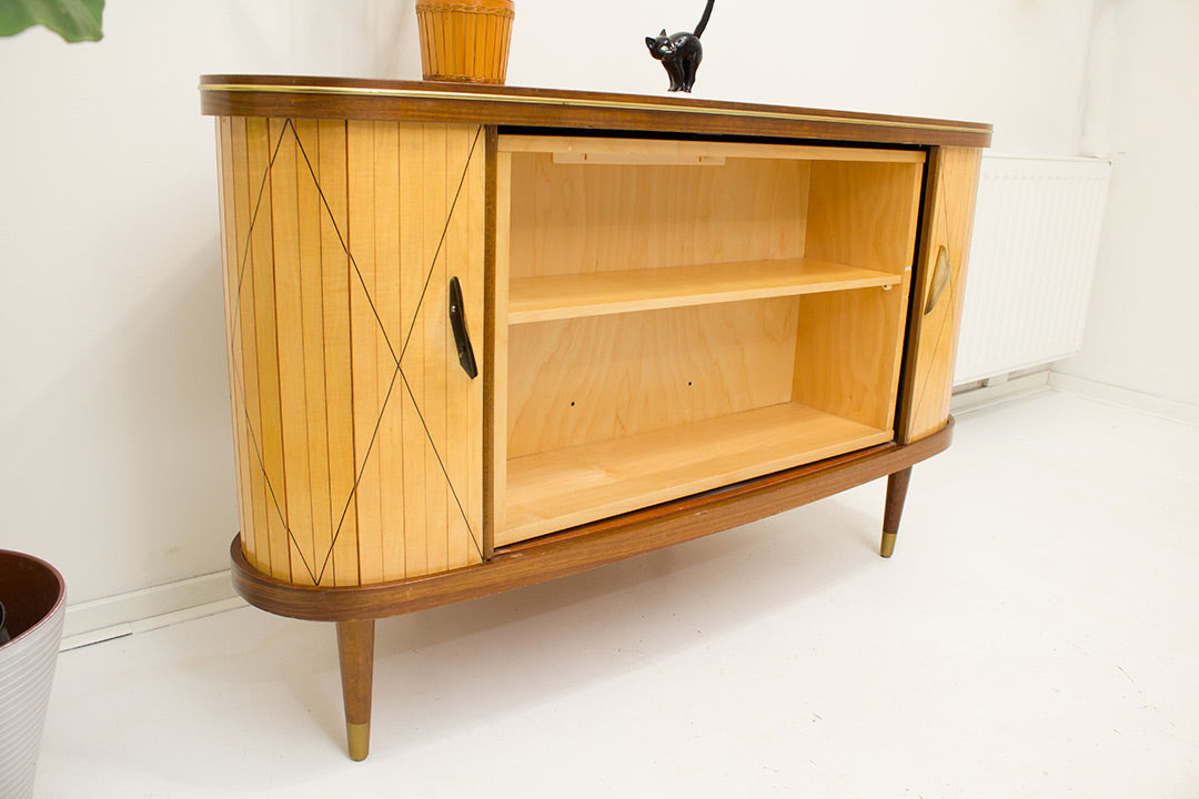 50s vintage drankkabinet cocktailbar barkastje