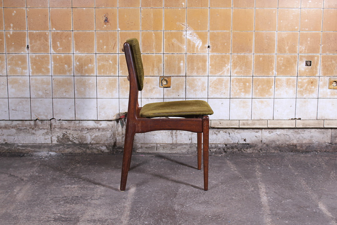5 vintage Deens design eetkamerstoelen
