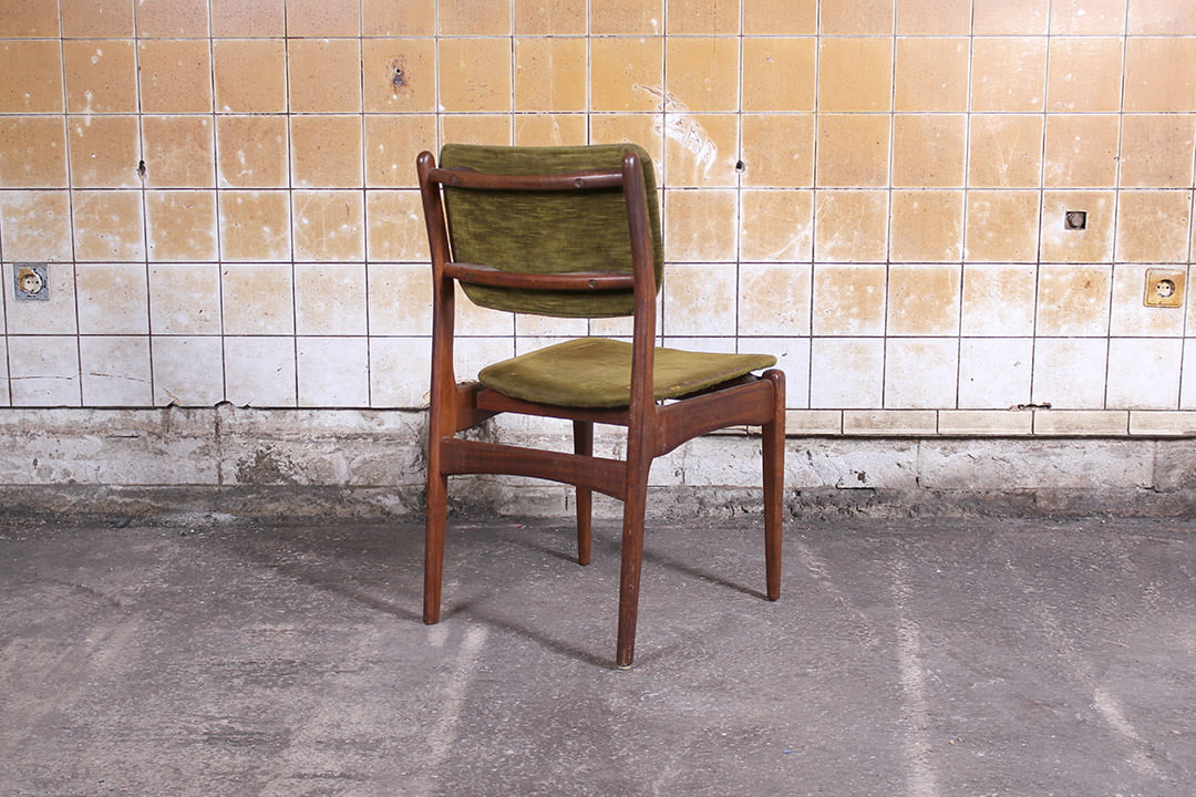 5 vintage Deens design eetkamerstoelen