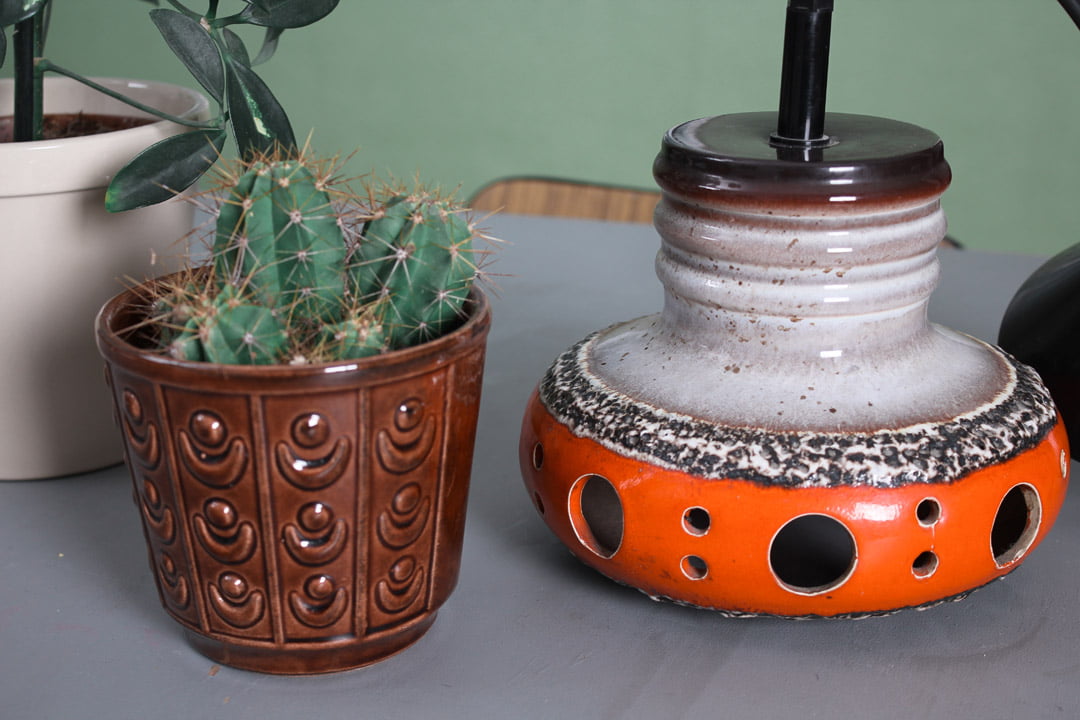 Herda vintage keramiek hanglamp