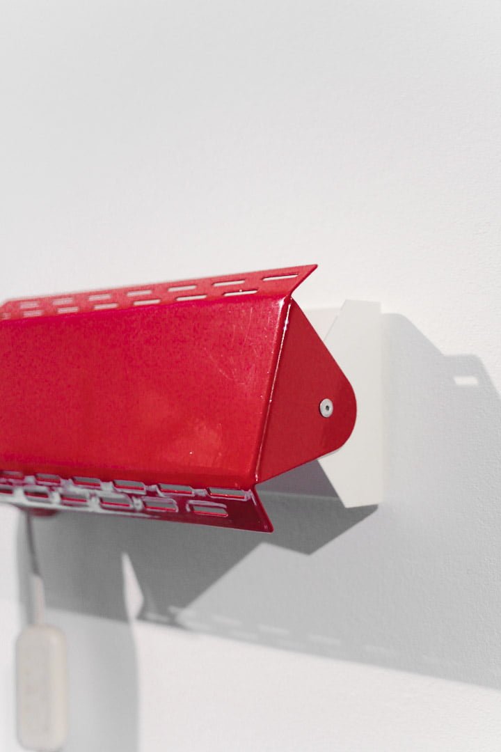 Rood Massive vintage wandlampje