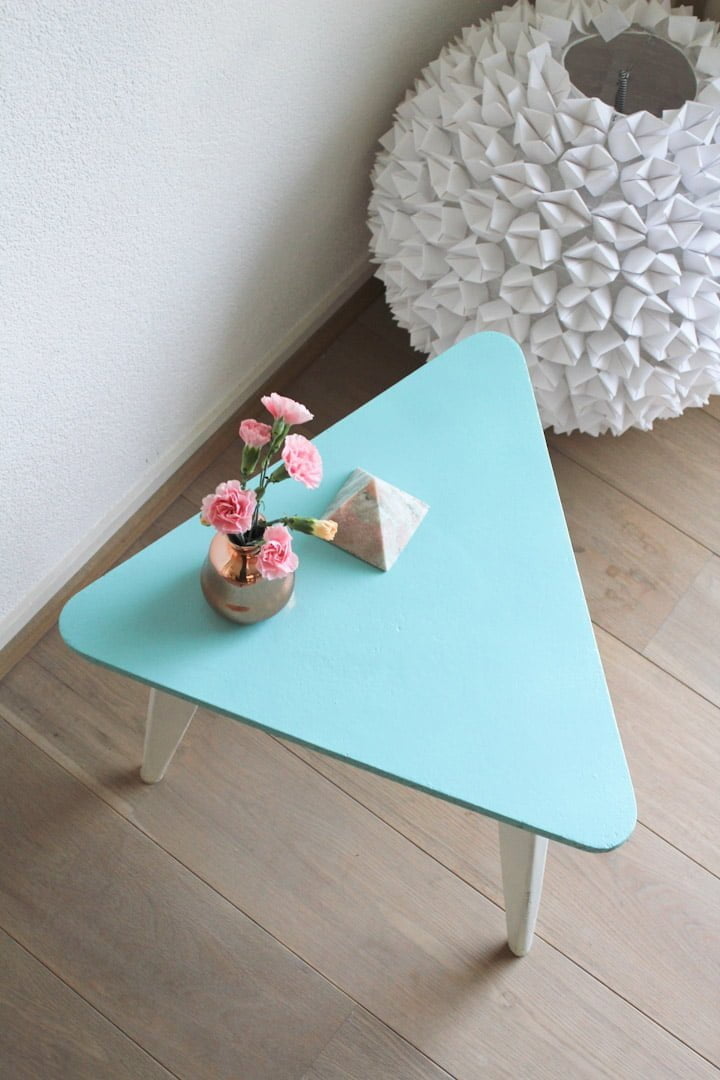 mintgroen bijzettafeltje