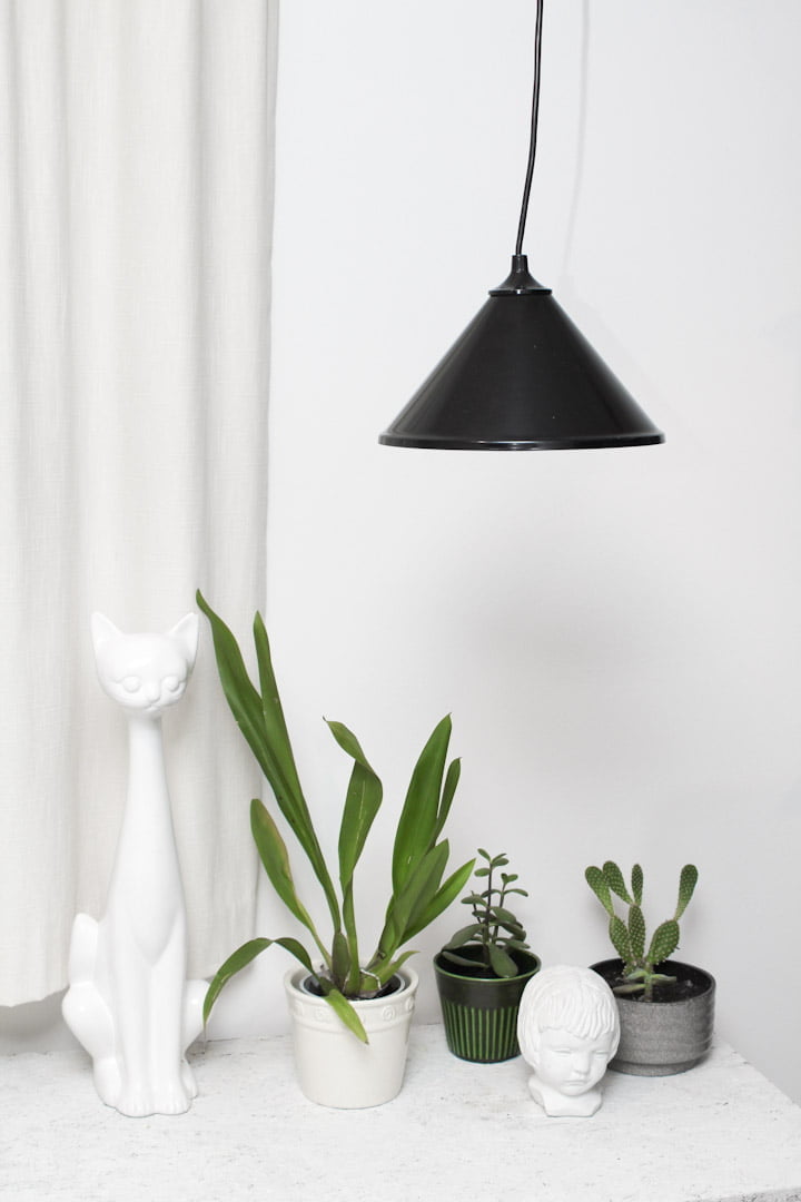 zwarte hanglamp