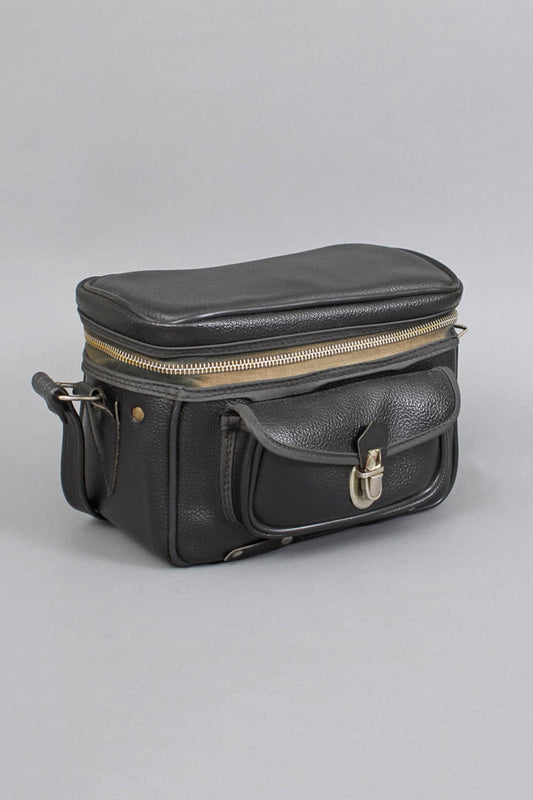 Compacte vintage zwarte cameratas