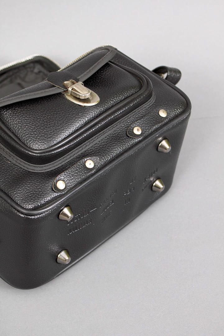 Compacte vintage zwarte cameratas
