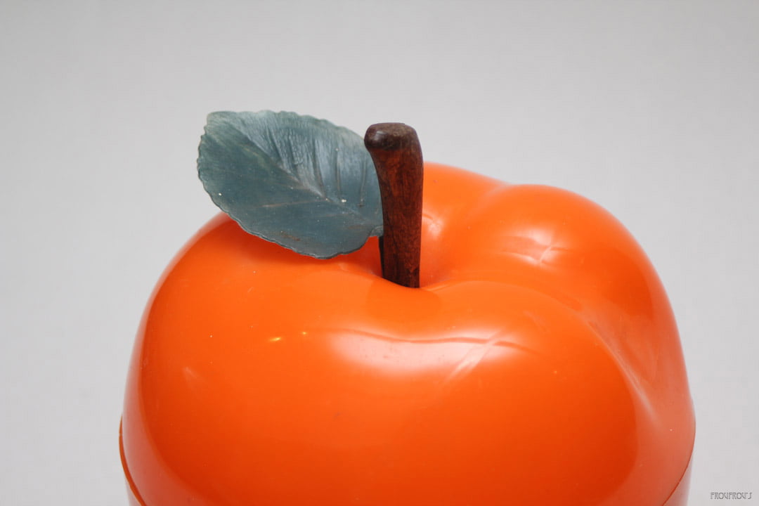 Oranje vintage appel ijsemmer