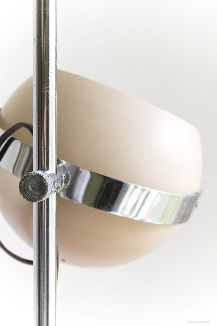 Vintage Herda bollenlamp beige