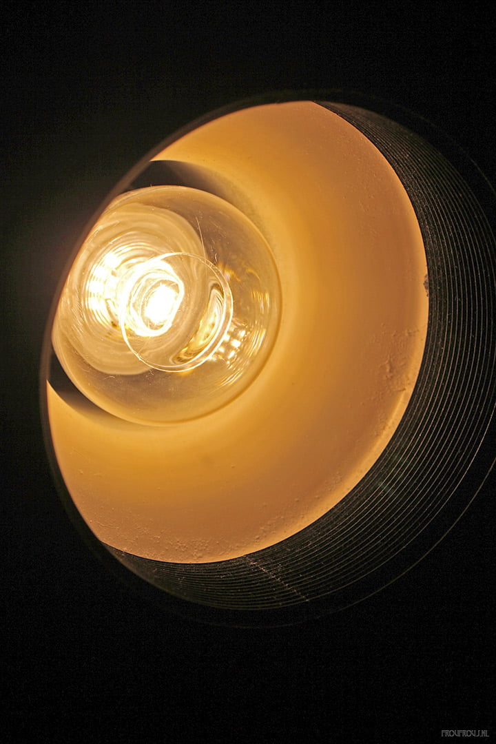 Beige spot vloerlamp
